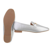 "AMOUREUX" Silver Shoes