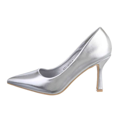 "EMMA" Silver Heels